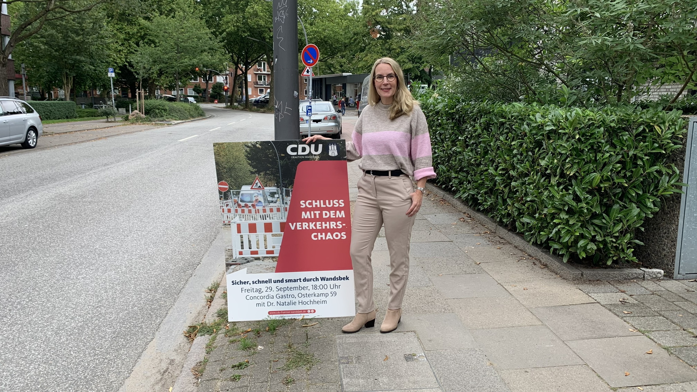 Veranstaltung Verkehrschaos Wandsbek