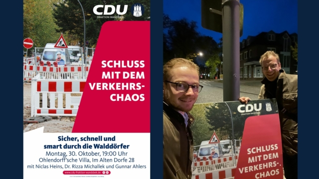 Veranstaltung Verkehrschaos Walddörfer