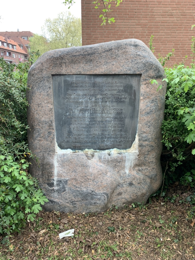 Gedenkstein Synagoge Wandsbek